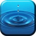 water drop live wallpaper android application logo